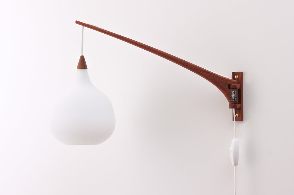Wall lamp Luxus Östen & Uno Kristiansson Scandinavian Modern 1950s V15