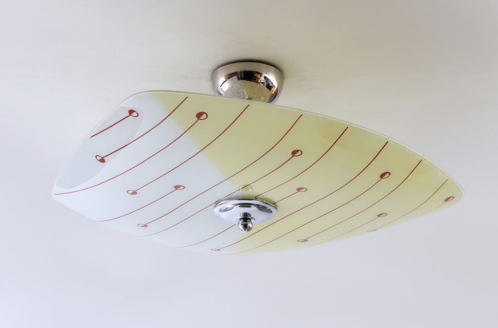 Plafond i glas 1950-tal Nr PL22