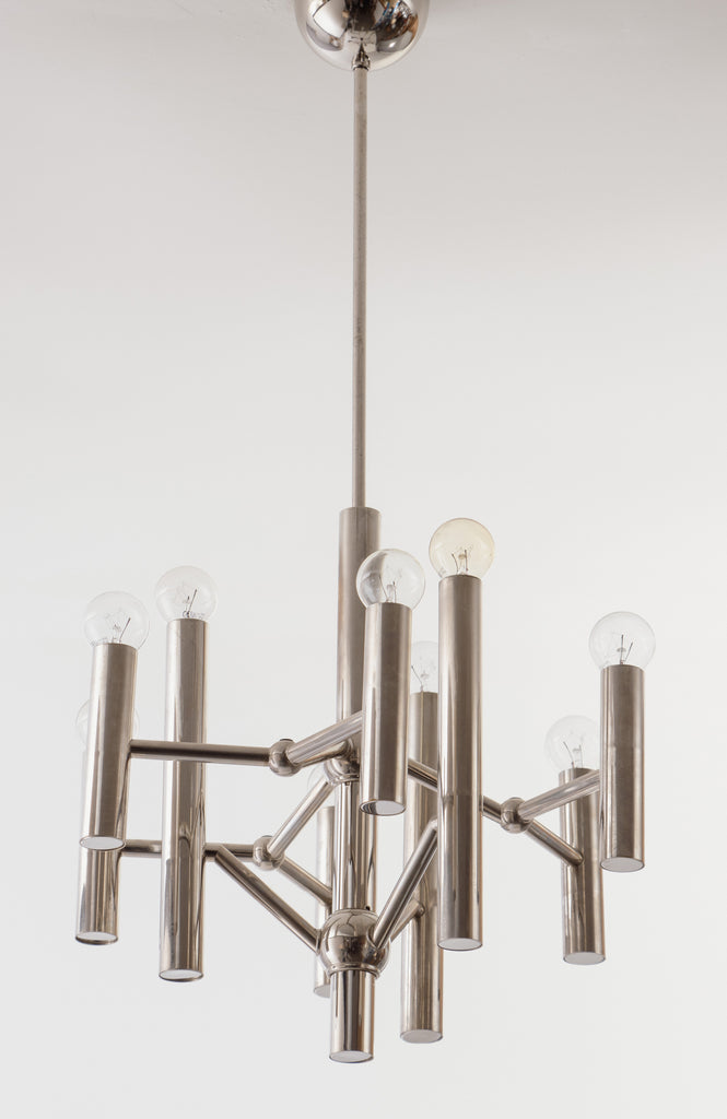 Italiensk Taklampa i Krom Italien Modern 1960/70-tal Nr A514