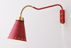 Eric Wärnå Vägglampa i hammarlack 1950-tal Nr V62