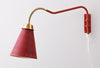 Eric Wärnå Vägglampa i hammarlack 1950-tal Nr V62
