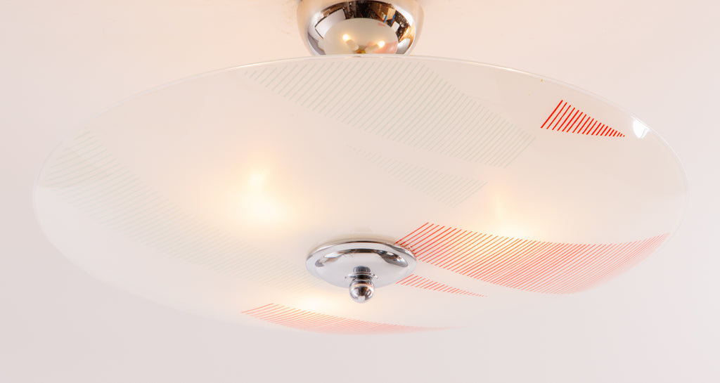 Plafond i glas 1950-tal Nr PL40C